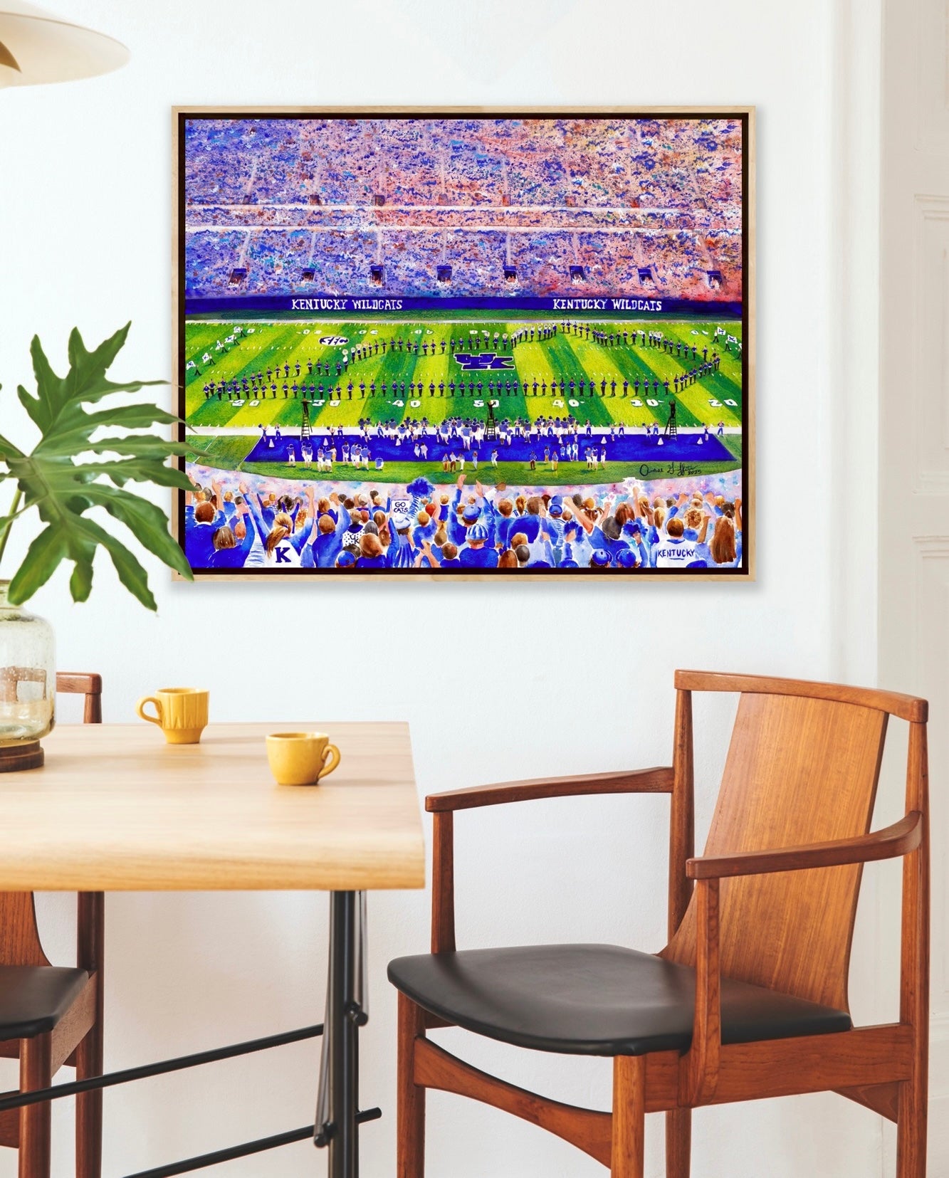 Kentucky Football, Band and Cheerleaders Art Print