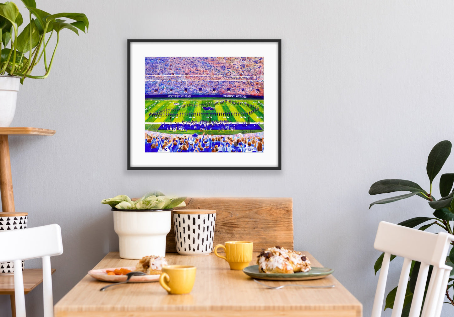 Kentucky Football, Band and Cheerleaders Art Print