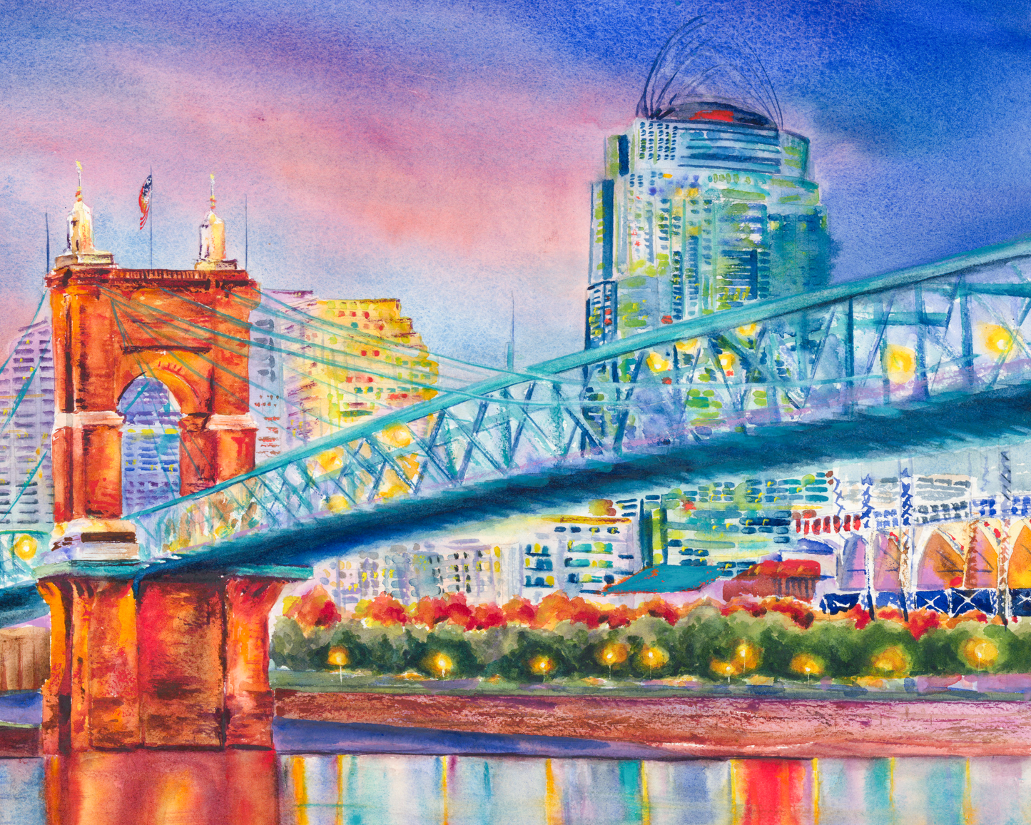 Reflections of Cincinnati or Cincinnati in Color