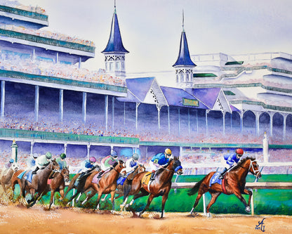 The Kentucky Derby and the Thrilling First Turn