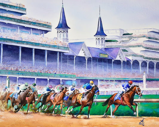 The Kentucky Derby and the Thrilling First Turn