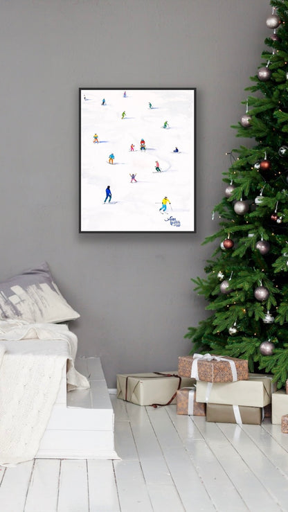 Slopes Art Print