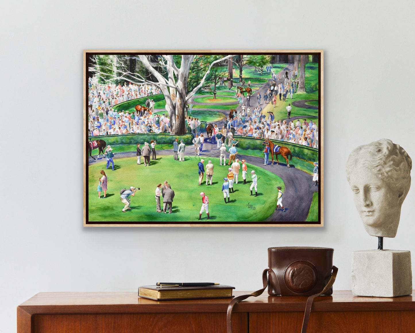 Keeneland Paddock Print