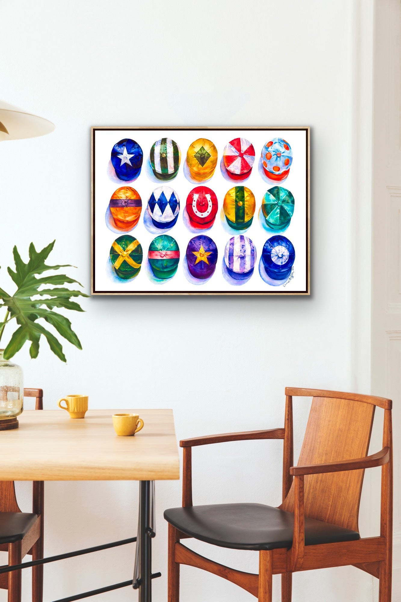 Hats Off - Modern Equestrian Print