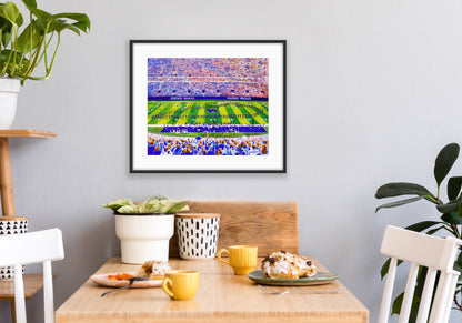 Kentucky Football, Band and Cheerleaders Art Print