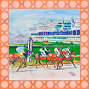 Final Turn Churchill Downs Mahjong Mat
