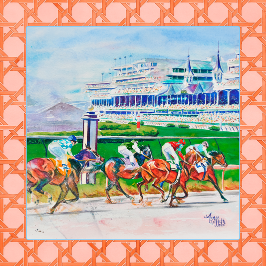 Final Turn Churchill Downs Mahjong Mat