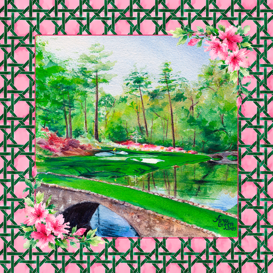Amen Corner Augusta National Mahjong Mat