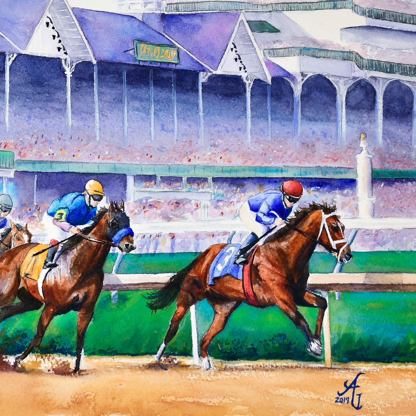 The Kentucky Derby and the Thrilling First Turn