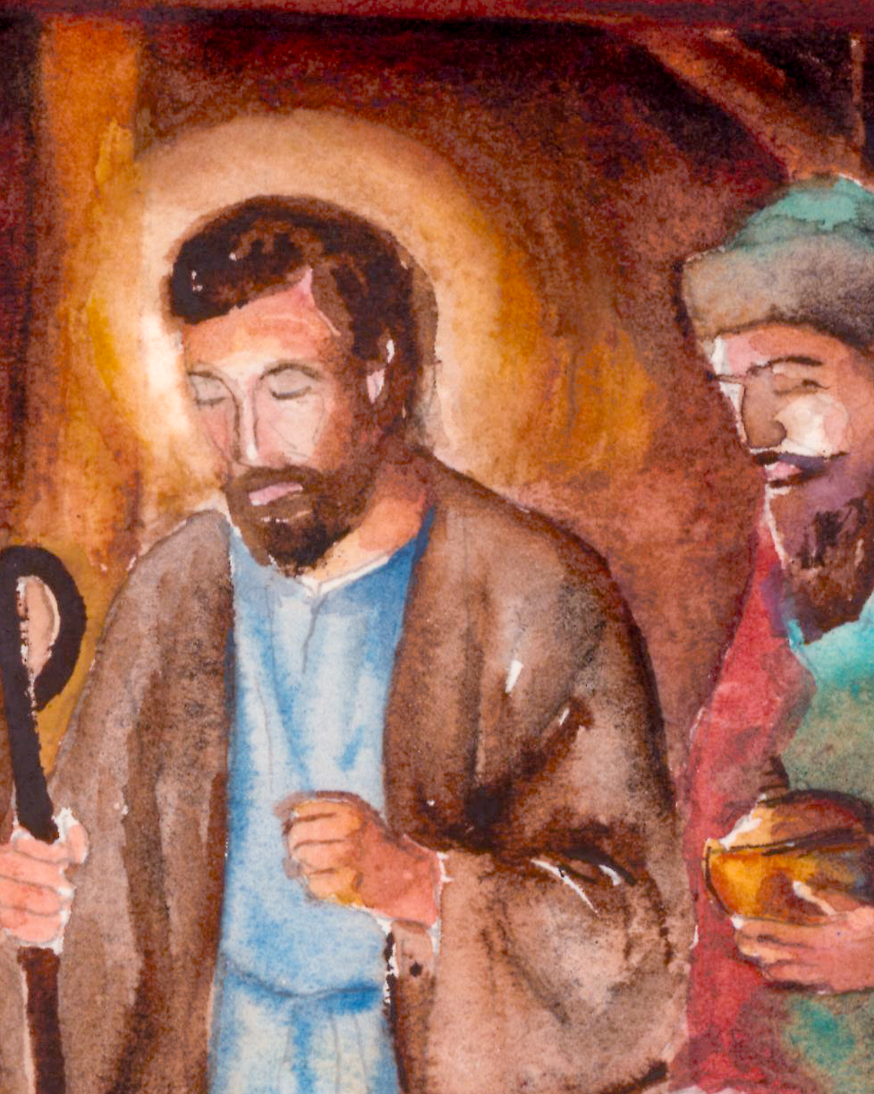 NEW! Nativity Christmas Art Print | Holy Family Watercolor | Heirloom Holiday Decor